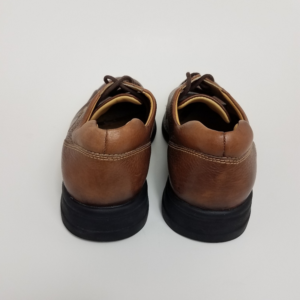 Johnston & Murphy Shuler Bicycle Cognac Brown Leather Casual Dress Shoes - Picture 8 of 12